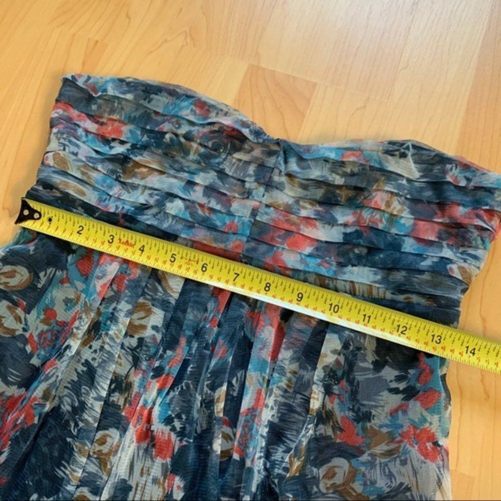 Printed Ripe Strapless Dress Size Medium - Picture 9 of 10
